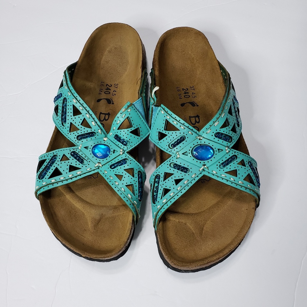 Betula by Birkenstock Joyce Blue Sandals Size 6